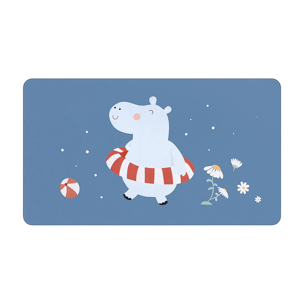 Παιδική Πετσέτα Θαλάσσης Microfiber (90x160) Monneka Hippos