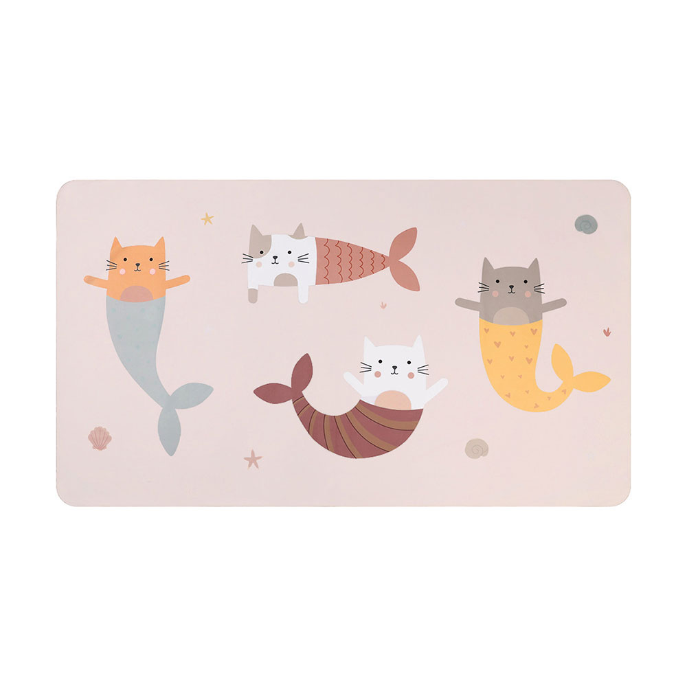 Παιδική Πετσέτα Θαλάσσης Microfiber (90x160) Monneka Mermaid Cats