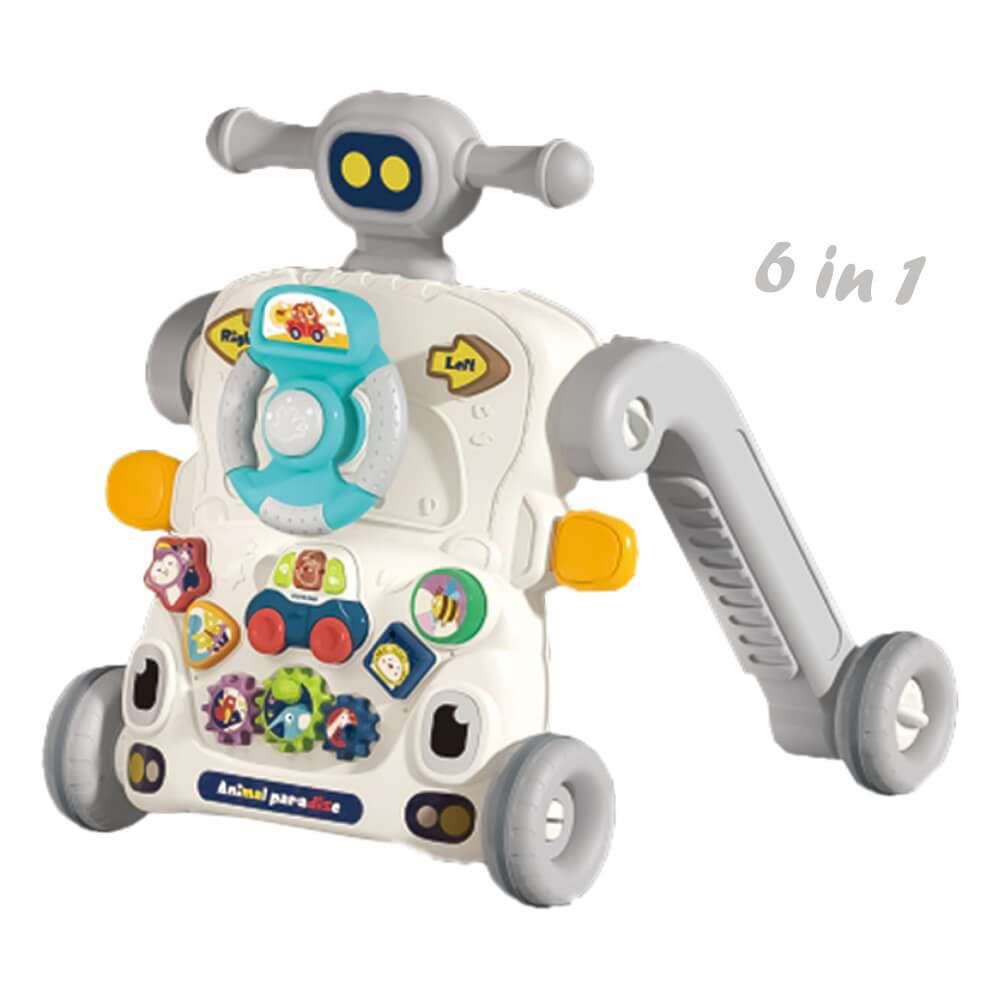 Περπατούρα Bebe Stars Robbie 6 Ιn 1 Grey 4242