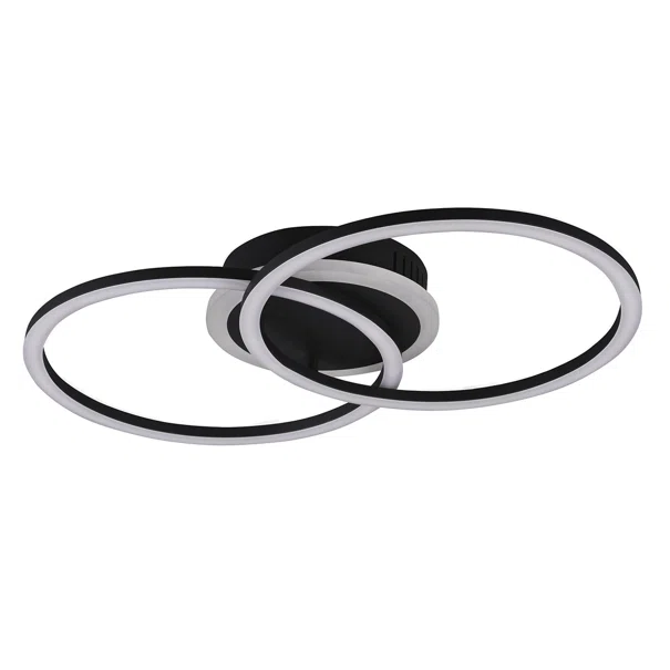 Φωτιστικό Πλαφονιέρα LED Dimmable RL Venida Black R62783132