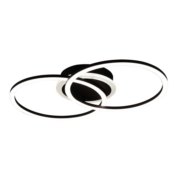 Φωτιστικό Πλαφονιέρα LED Dimmable RL Venida Black R62783132
