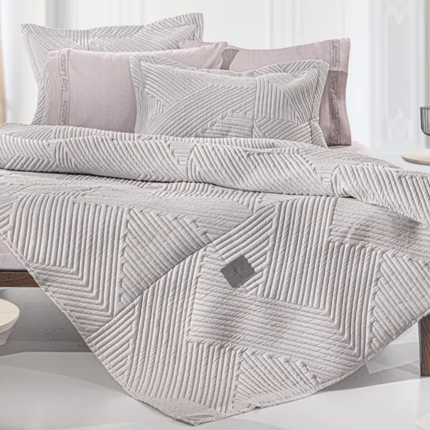 Κουβερλί King Size (250x240) + Διακοσμητική Μαξιλαροθήκη Guy Laroche Ziana Tobacco