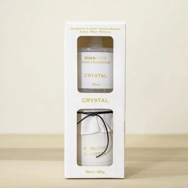 Σετ Αρωματικών Χώρου 2τμχ Nima Crystal