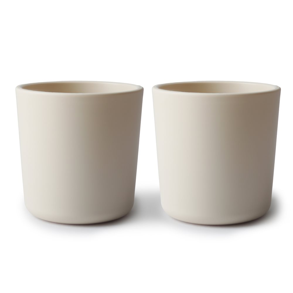 Ποτήρια 220ml (Σετ 2τμχ) Mushie Ivory 66-2350094