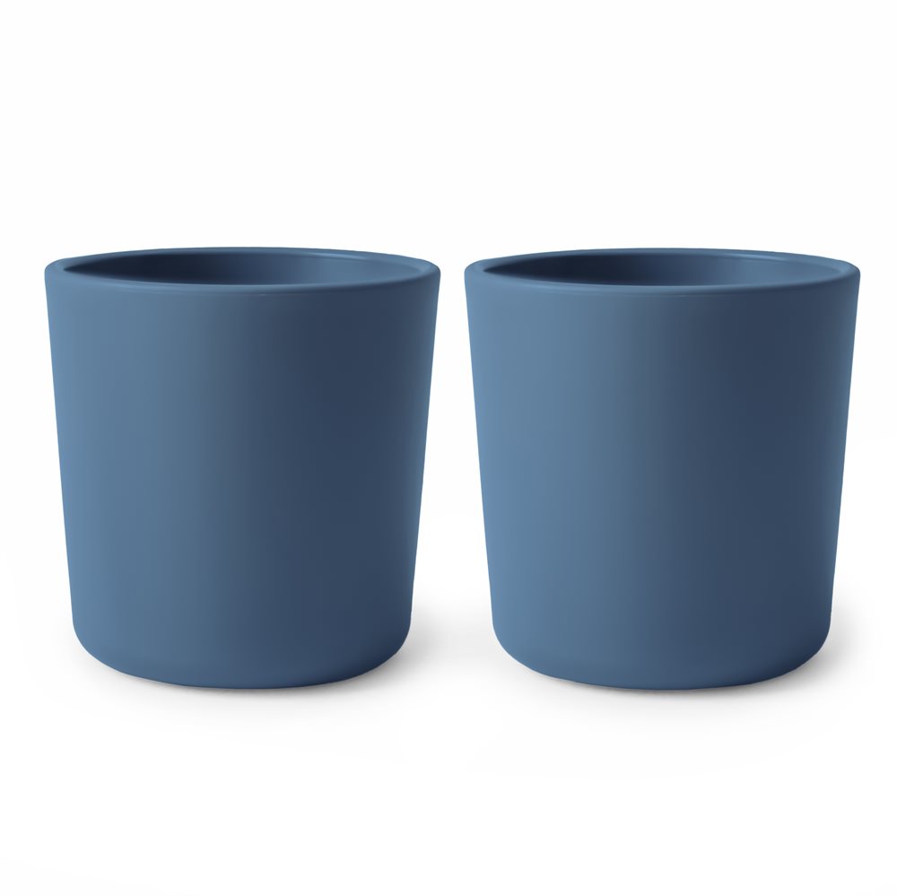 Ποτήρια 220ml (Σετ 2τμχ) Mushie Twilight Blue 66-102120