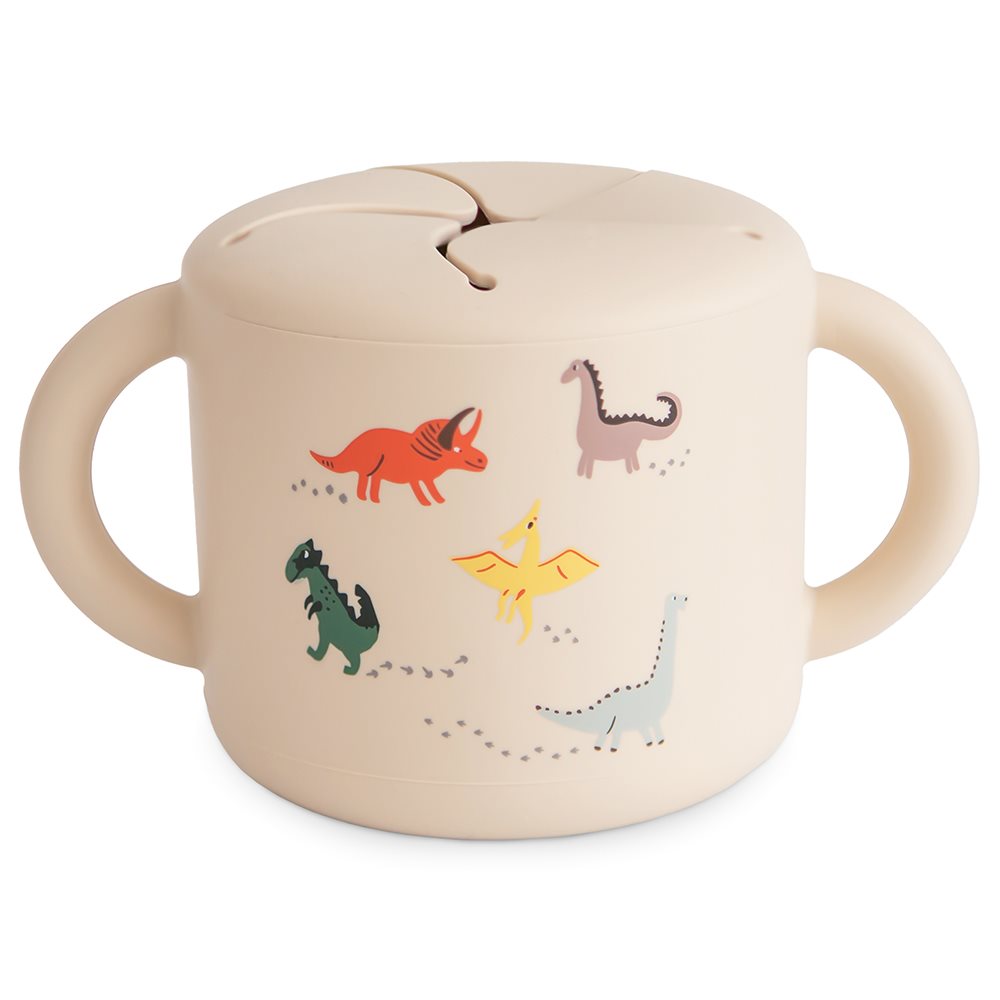 Κυπελάκι Για Σνακ 400ml Mushie Dinosaurs 66-102089