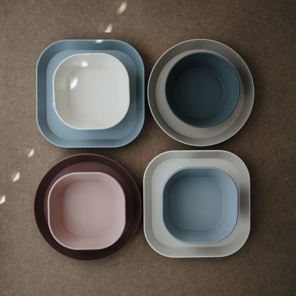 Μπολ (Σετ 2Τμχ) Mushie Blush 66-2314019 Παιδικά Είδη Φαγητού & Αξεσουάρ Σερβιρίσματος Βρεφικά Πιάτα - Spitishop