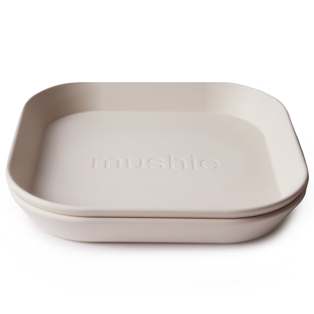 Πιάτα (Σετ 2τμχ) Mushie Ivory 66-2304094