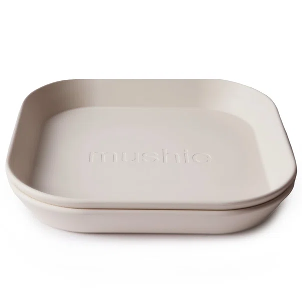 Πιάτα (Σετ 2τμχ) Mushie Ivory 66-2304094