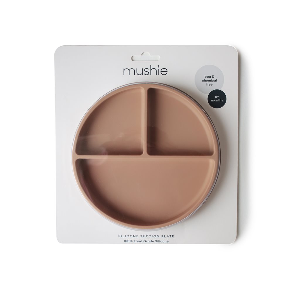 Πιάτο Σιλικόνης (Φ18 5) με Χωρίσματα Mushie Blush 66-2320019 Παιδικά Είδη Φαγητού & Αξεσουάρ Σερβιρίσματος Εκπαίδευσης Spitishop
