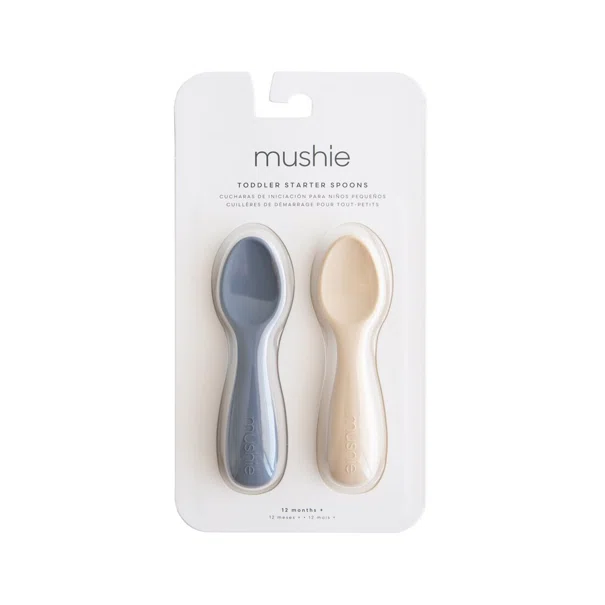 Κουτάλια Φαγητού (Σετ 2τμχ) Mushie Tradewinds/Shifting Sand 66-101354