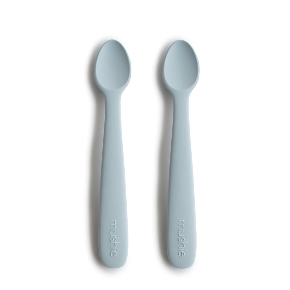 Κουτάλια Φαγητού (Σετ 2τμχ) Mushie Powder Blue 66-2360228