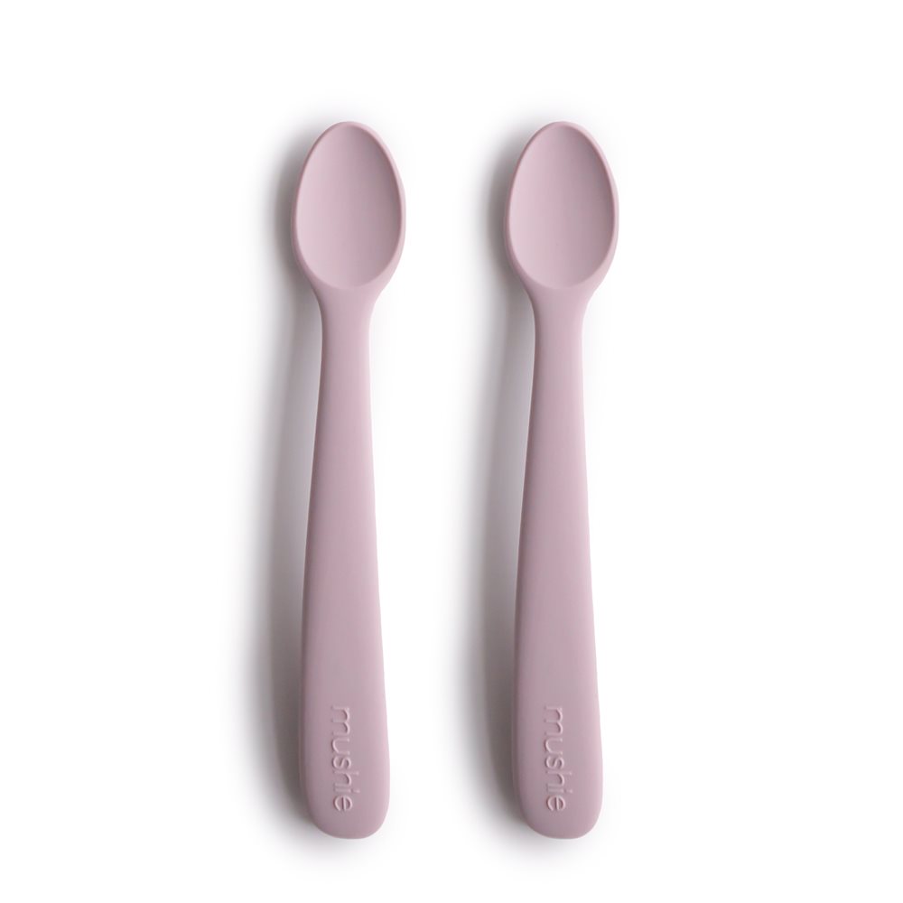 Κουτάλια Φαγητού (Σετ 2τμχ) Mushie Soft Lilac 66-2360442