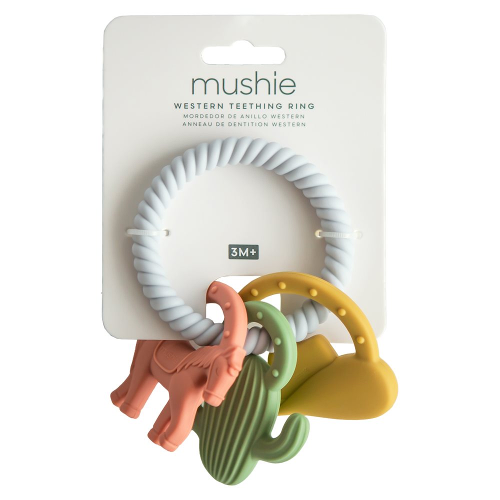 Μασητικό Mushie Western 66-102050 Παιχνίδια Βρεφικά για Μωρά 0 - 6 Μηνών Spitishop