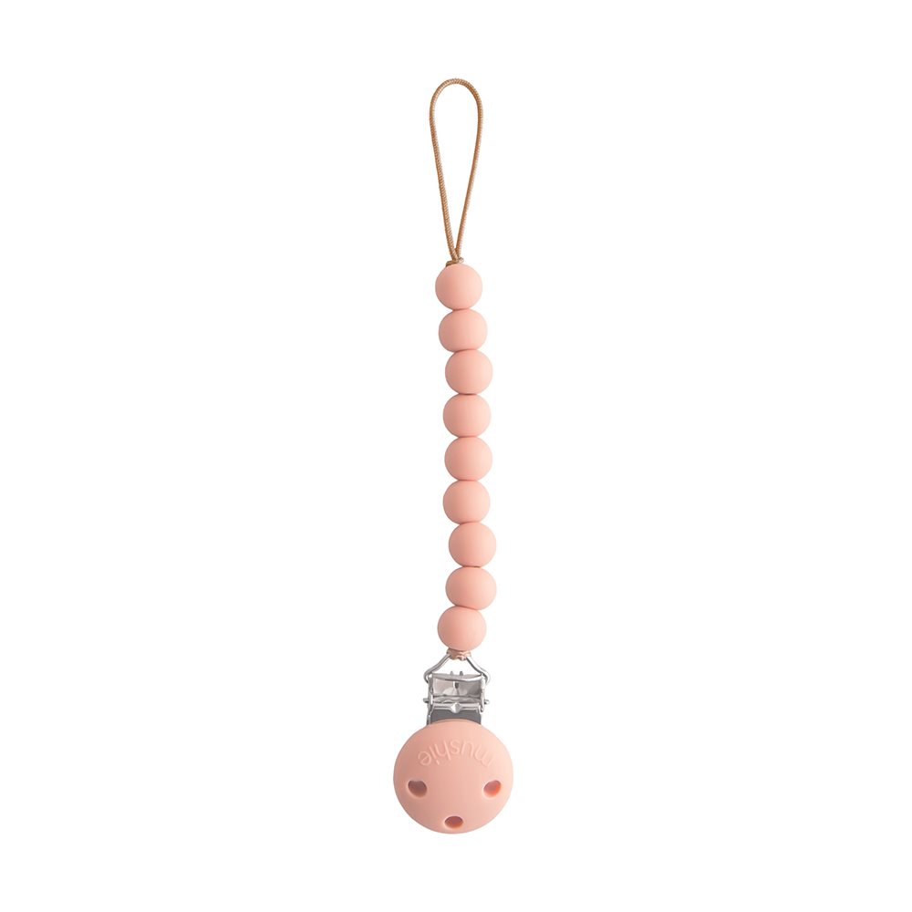 Κλιπ Πιπίλας Mushie Hera Powder Pink 66-102036