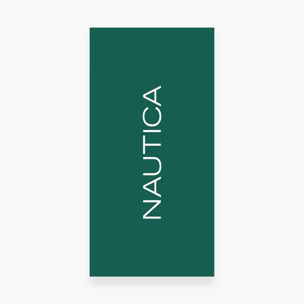 Πετσέτα Θαλάσσης (80x160) Nautica By Nef-Nef Homeware Logo Green