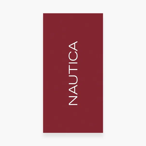 Πετσέτα Θαλάσσης (80x160) Nautica By Nef-Nef Homeware Logo Red