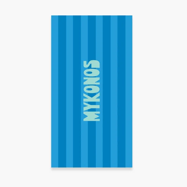 Πετσέτα Θαλάσσης (80x160) Nef-Nef Homeware Mykonos Blue