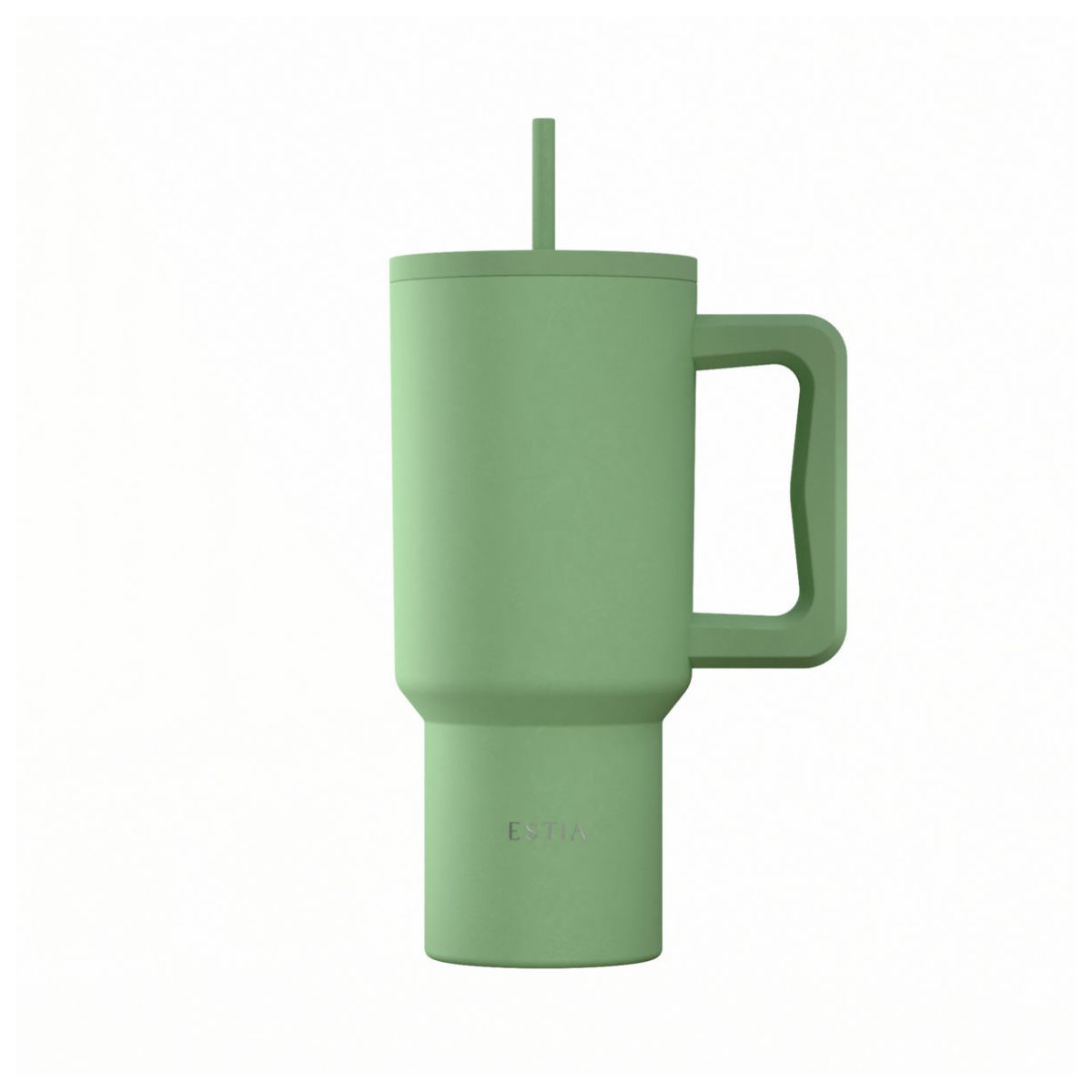 Κούπα Θερμός Με Λαβή & Καλαμάκι 900ml Estia Save The Aegean Tumbler Pine 01-41502