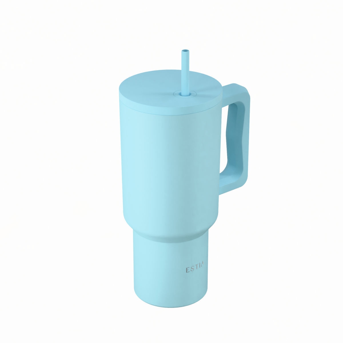 Κούπα Θερμός Με Λαβή & Καλαμάκι 900ml Estia Save The Aegean Tumbler Arctic 01-41519