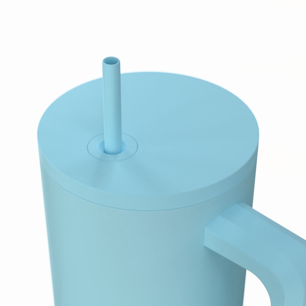 Κούπα Θερμός με Λαβή Καλαμάκι 900Ml Estia Save The Aegean Tumbler Arctic 01-41519 Οργάνωση & Αποθήκευση Ποτήρια Spitishop