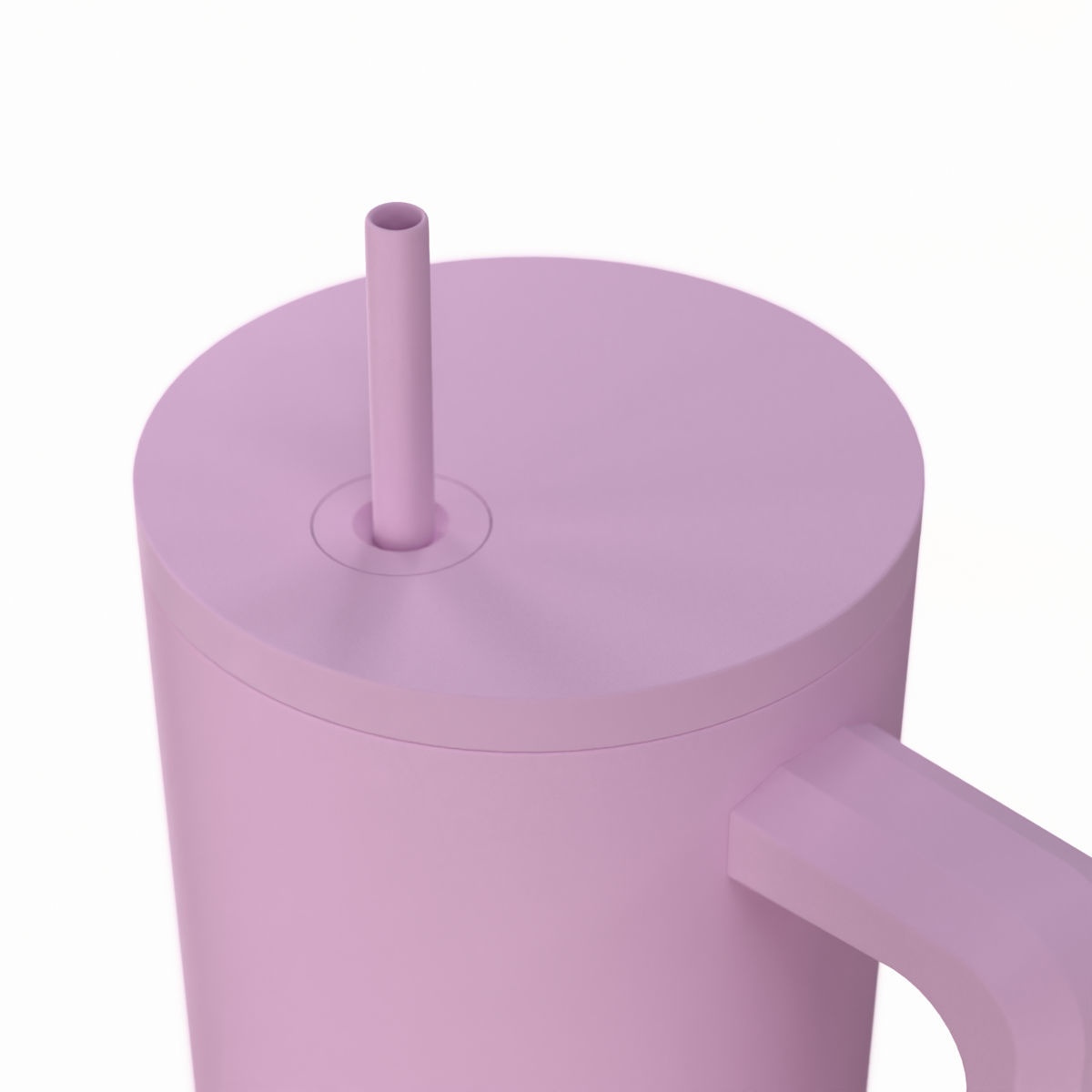 Κούπα Θερμός με Λαβή Καλαμάκι 900Ml Estia Save The Aegean Tumbler Lavender 01-41472 Οργάνωση & Αποθήκευση Ποτήρια Spitishop