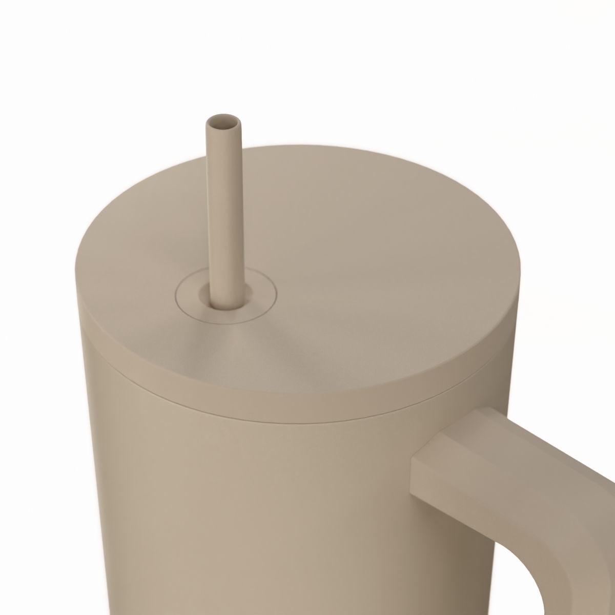 Κούπα Θερμός με Λαβή Καλαμάκι 900Ml Estia Save The Aegean Tumbler Dune 01-41489 Οργάνωση & Αποθήκευση Ποτήρια Spitishop