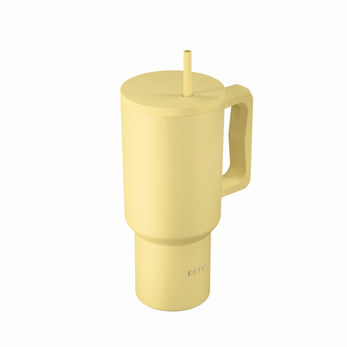 Κούπα Θερμός Με Λαβή & Καλαμάκι 900ml Estia Save The Aegean Tumbler Sunbeam 01-41496