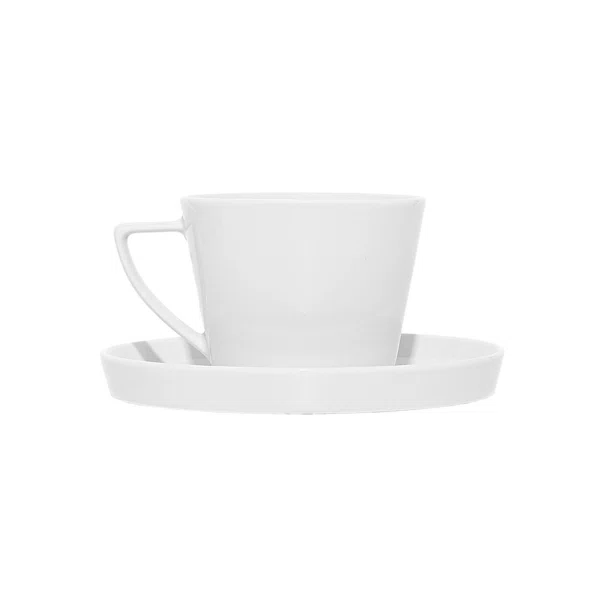 Φλυτζάνι Καφέ 220ml + Πιατάκι Estia Kyra White 07-39035
