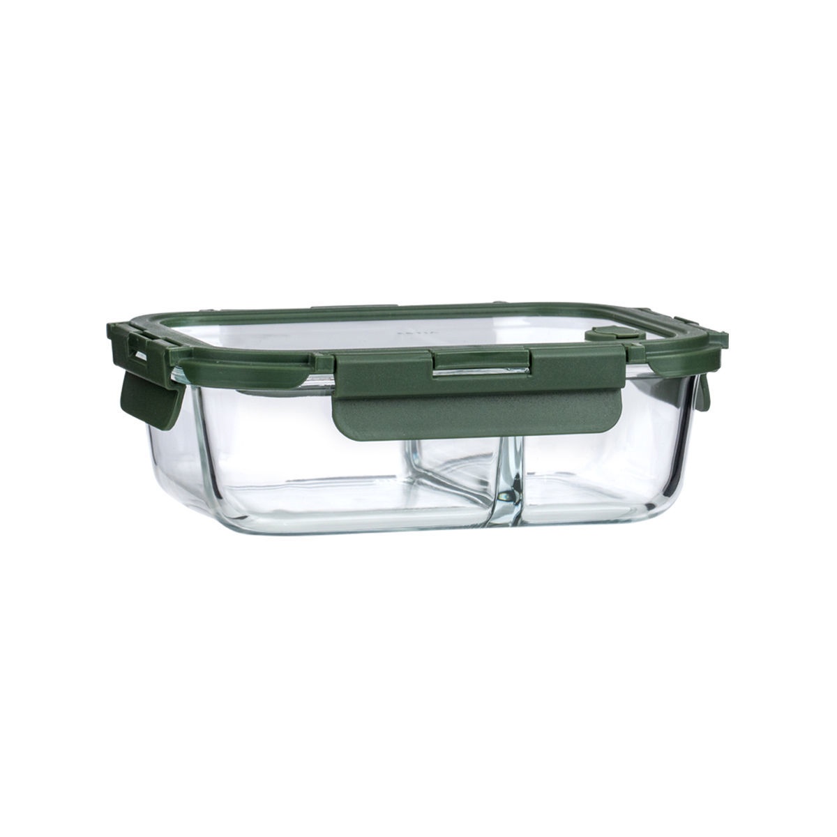 Φαγητοδοχείο Με Χωρίσματα 1.03lt (19.8x14.8x5.9) Estia Click & Seal Olive 01-39622