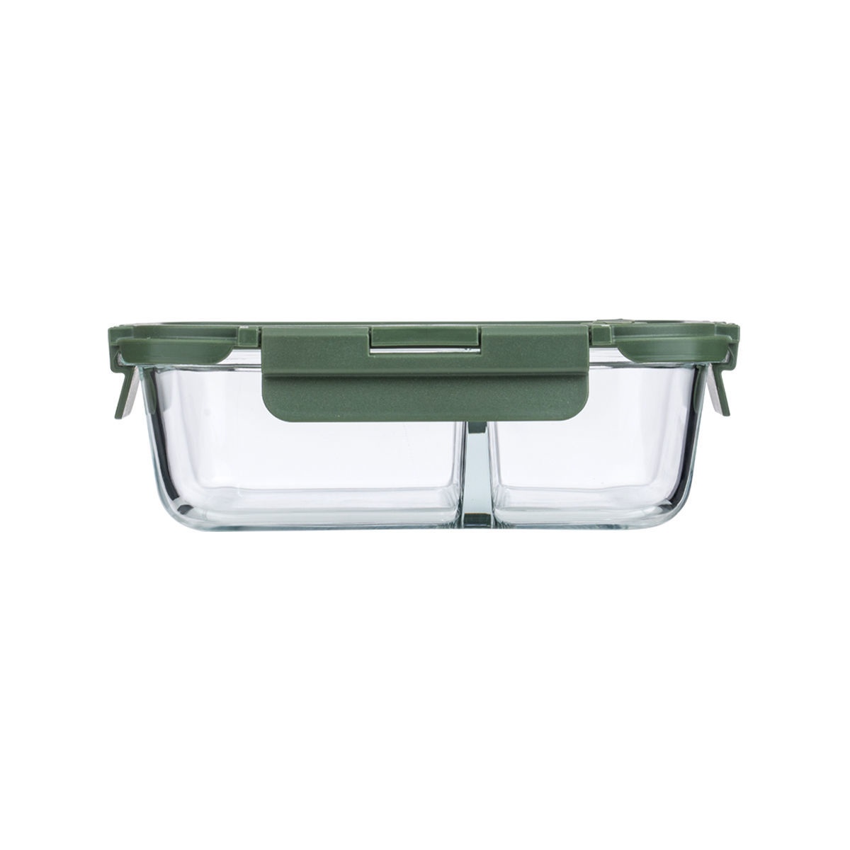 Φαγητοδοχείο Με Χωρίσματα 1.03lt (19.8x14.8x5.9) Estia Click & Seal Olive 01-39622