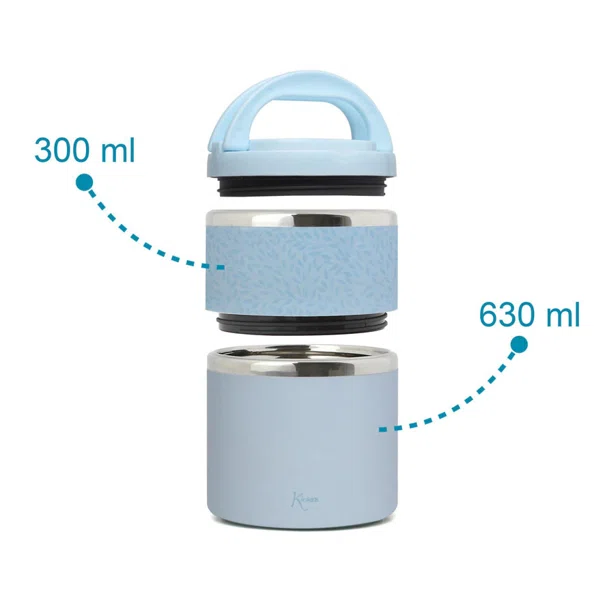 Βρεφικό Θερμός Φαγητού 930ml Kiokids Σιέλ 6627