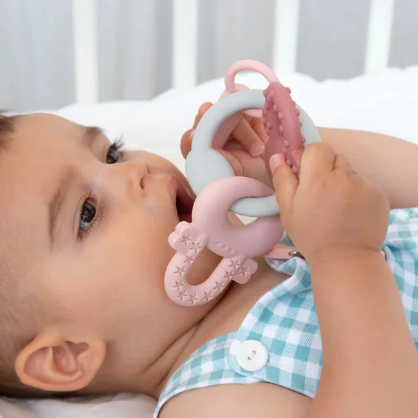 Μασητικό Kiokids Keys Ροζ 4156