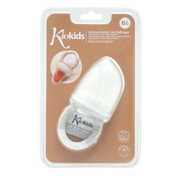 Πιπίλα Φαγητού Kiokids Γκρι 5396