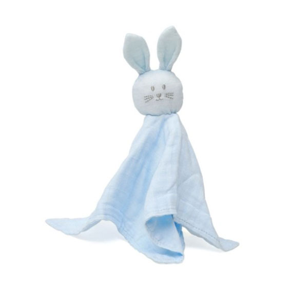 Πανάκι Παρηγοριάς Kiokids Bunny Σιέλ 6508 Παιχνίδια Βρεφικά για Μωρά 0 - 6 Μηνών Spitishop