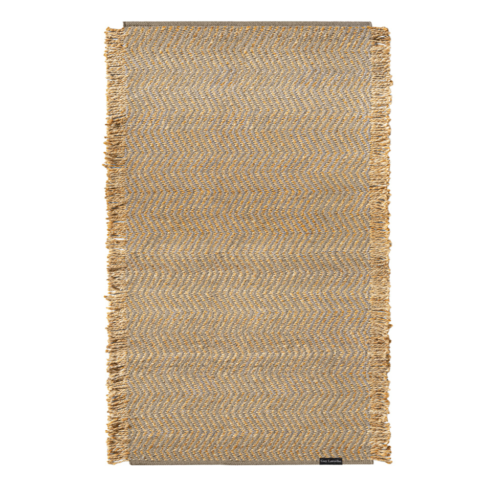 Χαλί Καλοκαιρινό (140x200) Guy Laroche Zigk Zagk Taupe
