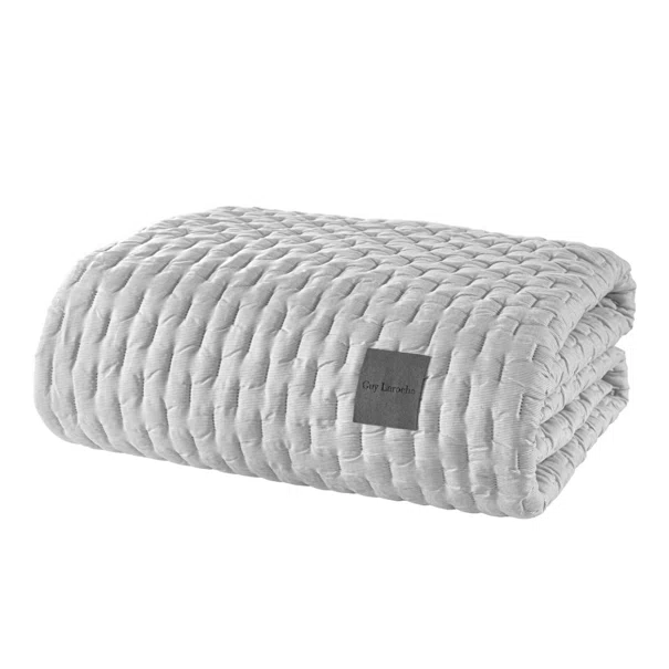 Κουβερλί King Size (250x240) 2 Όψεων + Διακοσμητική Μαξιλαροθήκη Guy Laroche Arden Smoke