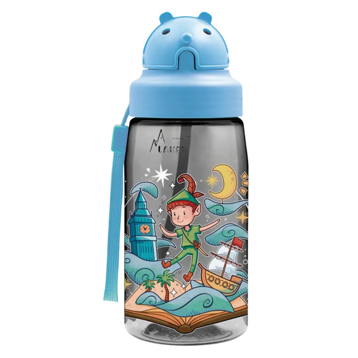 Παγούρι 450ml Με Καλαμάκι Laken Peter Pan