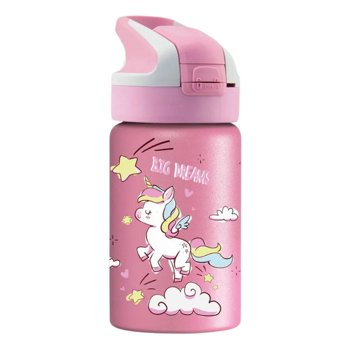 Παγούρι - Θερμός 350ml Με Καλαμάκι Laken Uni Dreams