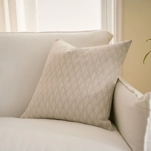 Διακοσμητική Μαξιλαροθήκη (50x50) Gofis Home Fianna Beige 328/06
