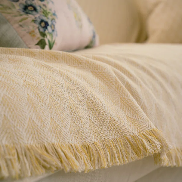Ριχτάρι Καναπέ Διθέσιου (180x250) Gofis Home Fianna Pollen Yellow 328/04