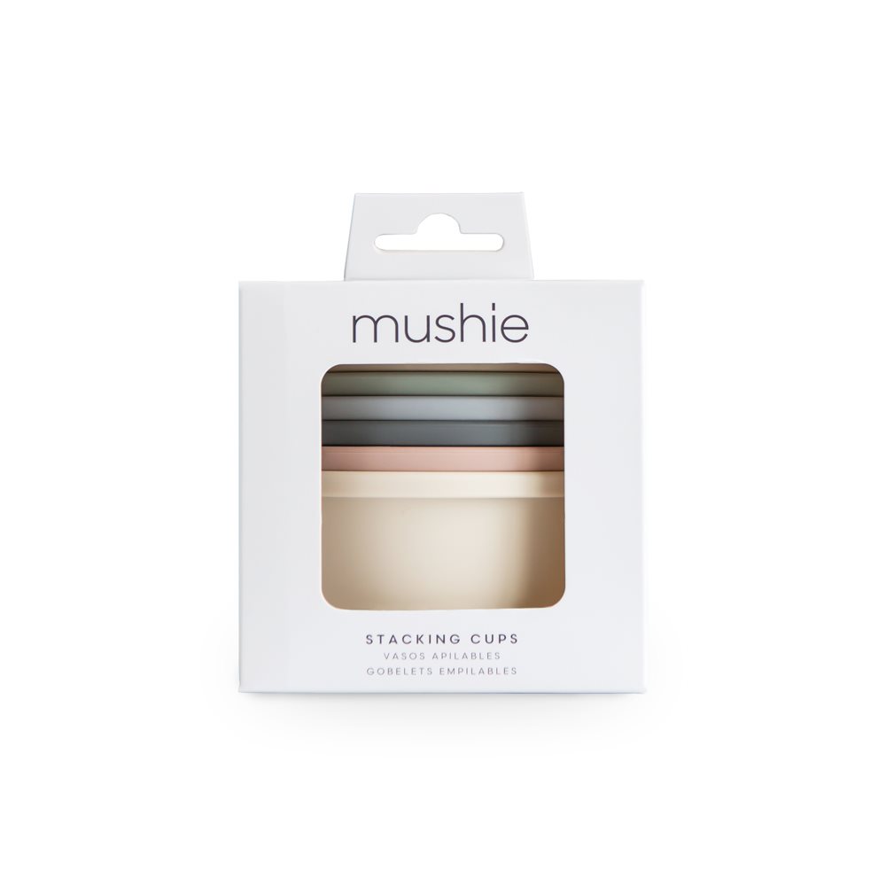 Πυραμίδα Στοίβαξης Mushie Original 66-2400230 Παιχνίδια Βρεφικά για Μωρά 0 - 6 Μηνών Spitishop