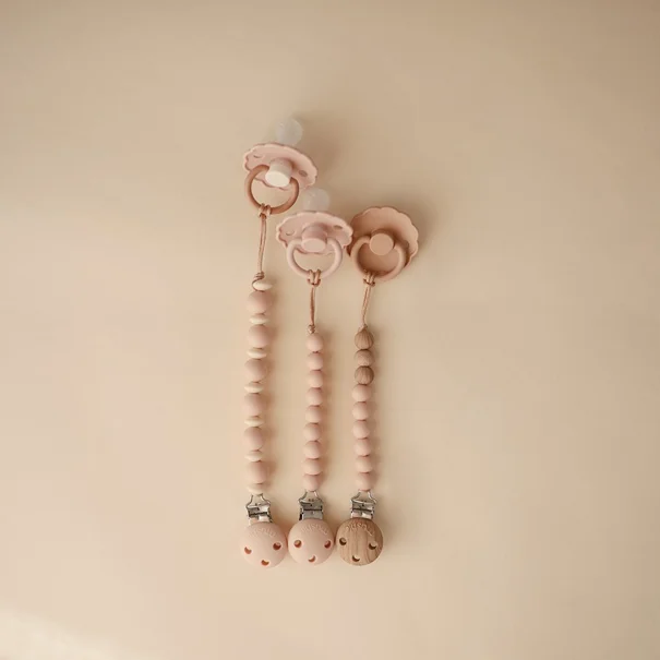 Κλιπ Πιπίλας Mushie Hera Blush 66-100061