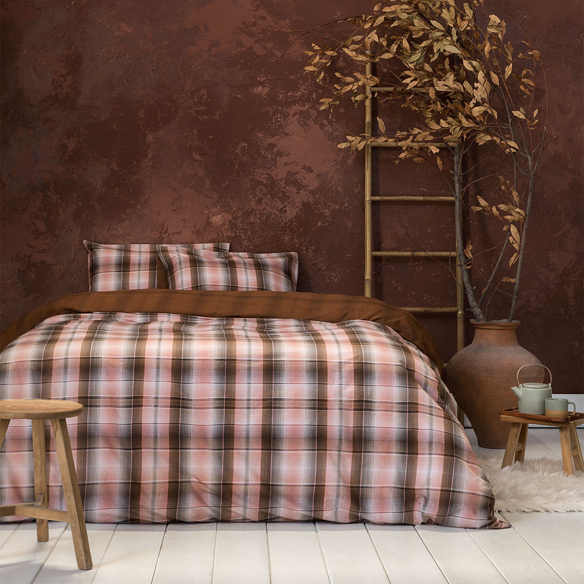 Σεντόνια Μονά (Σετ) Nima Bed Linen Alan Earth