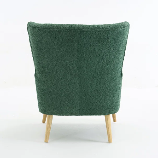 Πολυθρόνα Μπουκλέ (79x76.5x95.5) Spitishop Embrace Green/Natural