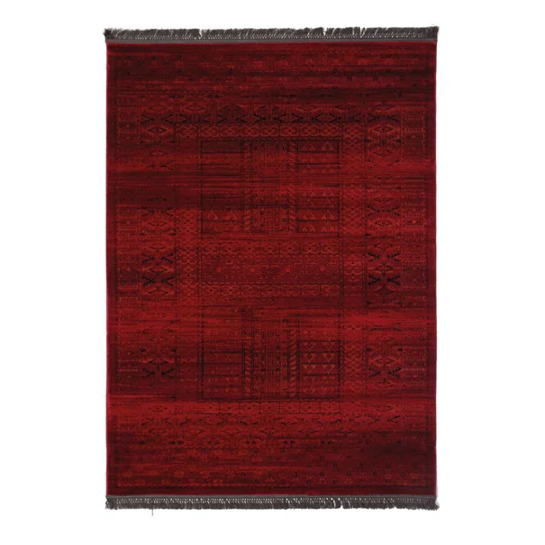 Χαλί (240x350) Royal Carpet Afgan 7504H D.Red
