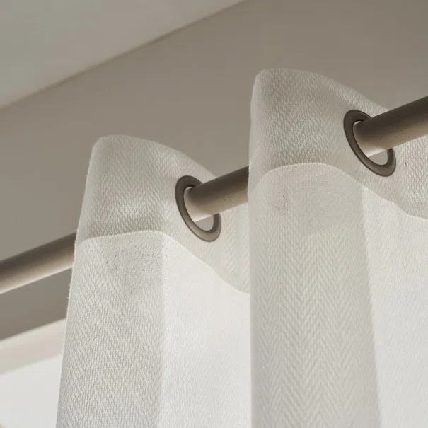 Κουρτίνα (140x280) Με Τρουκς Gofis Home Velmira Off White 509/05