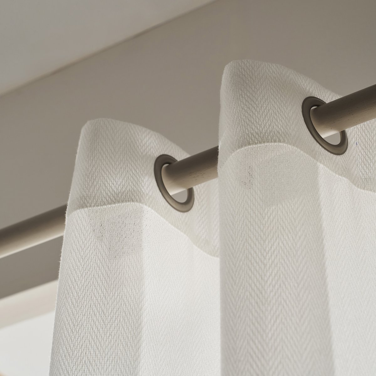 Κουρτίνα (280X280) με Τρουκς Gofis Home Velmira Off White 509 05 Κουρτίνες Spitishop