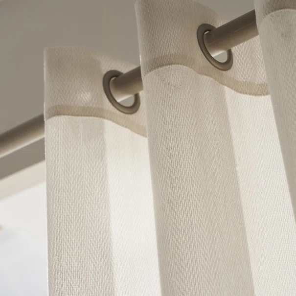Κουρτίνα (140x280) Με Τρουκς Gofis Home Velmira Beige 509/06