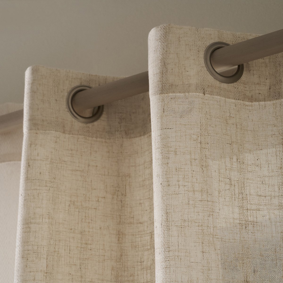 Κουρτίνα (140X280) με Τρουκς Gofis Home Nysera Linen 705 06 Κουρτίνες Κρεβατοκάμαρας Spitishop